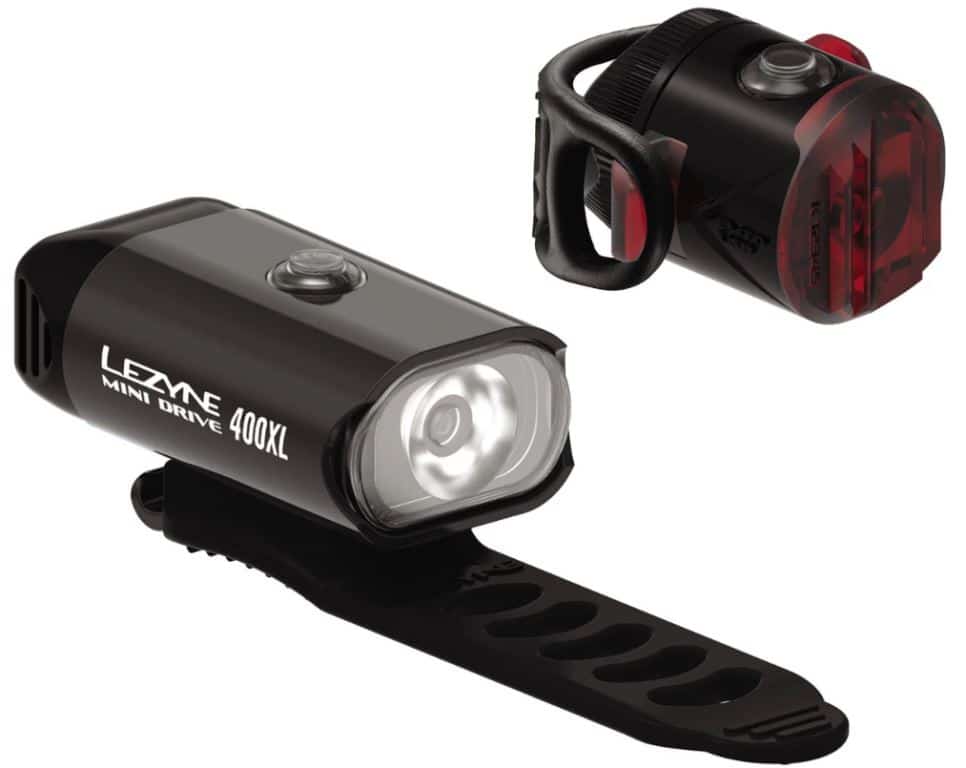Lezyne Mini Drive 400XL / Femto USB Pair Black