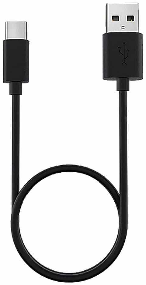 Lezyne Type C USB Cable Black