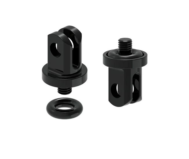 Lezyne AL Go-Pro LED Adapter Black Black OneSize