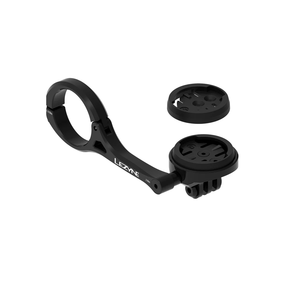 Lezyne Garmin/Wahoo GPS Forward Mount GoPro black Black One Size