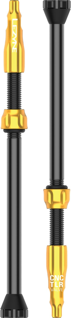 LEZYNE CNC TLR TUBELESS VALVE 80MM GOLD