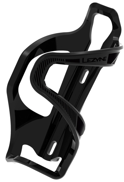 Lezyne Flow Cage SL Left Enhanced Black Black OneSize