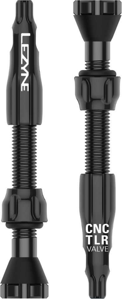LEZYNE CNC TLR TUBELESS VALVE 44MM BLACK Black