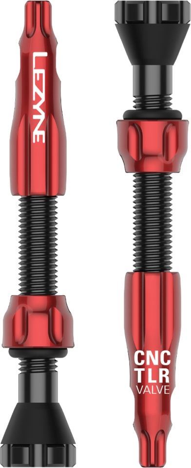 Lezyne CNC TLR Tubeless Valve 44mm Red Red