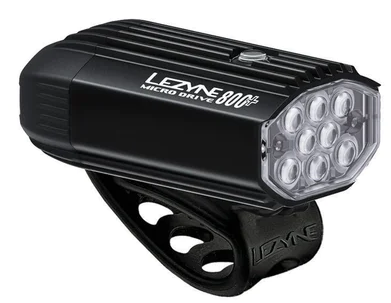 Lezyne Micro Drive 800+ Front Satin Black SATIN BLACK OneSize