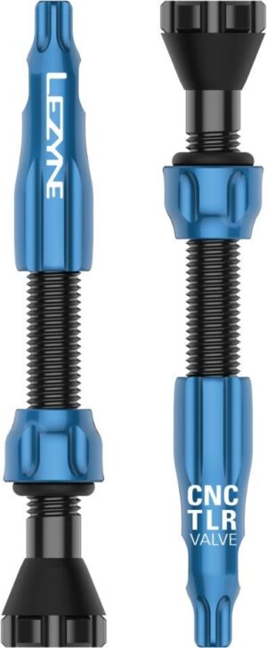 Lezyne CNC TLR Tubeless Valve 44mm Blue