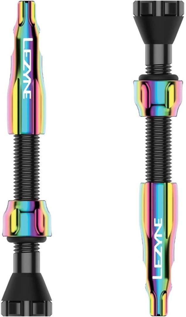 Lezyne CNC TLR Tubeless Valves 44MM Neo Metallic NEO METALLIC