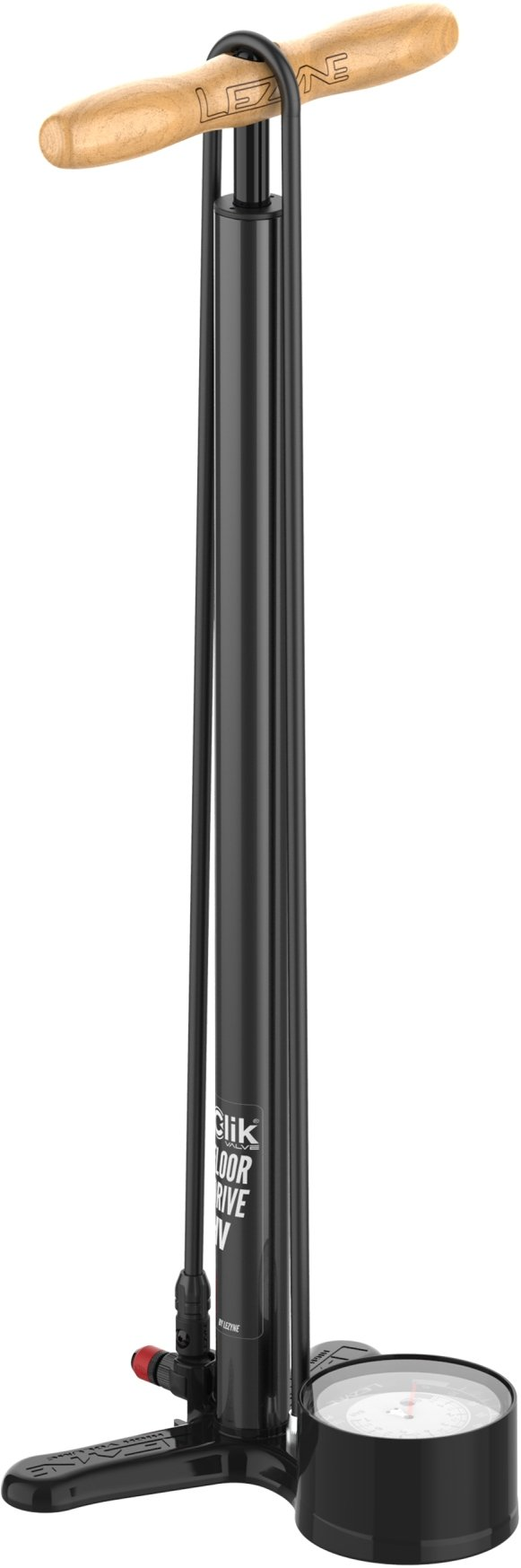 LEZYNE CLIK FLOOR DRIVE HV FLAT BLACK OneSize