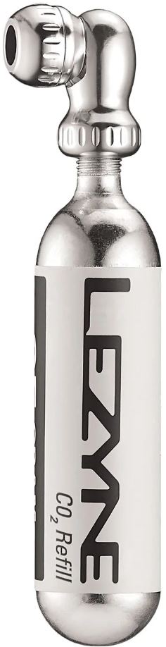 Lezyne Twin Speed Drive CO2 16g Silver/Hi Gloss
