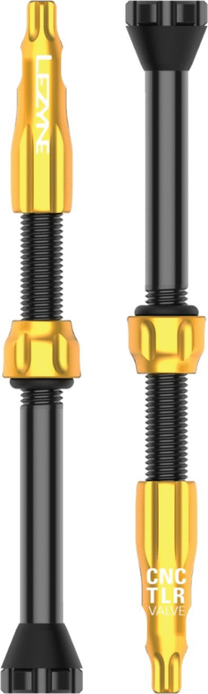 LEZYNE CNC TLR TUBELESS VALVE 60MM GOLD