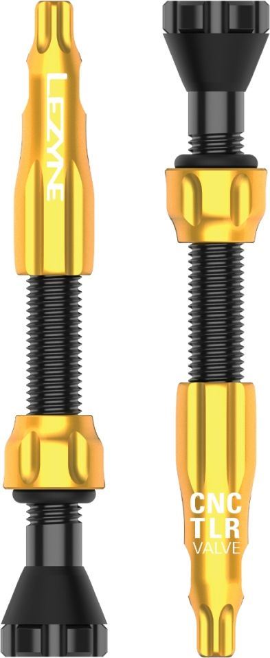 Lezyne CNC TLR Tubeless Valve 44mm Gold GOLD