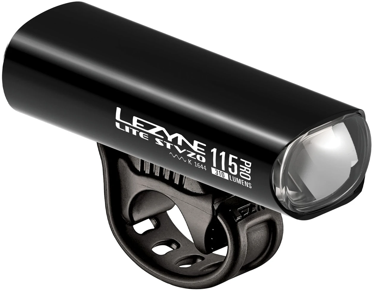 LEZYNE LITE DRIVE STVZO PRO 115 LUX BLACK BLACK/HI GLOSS OneSize