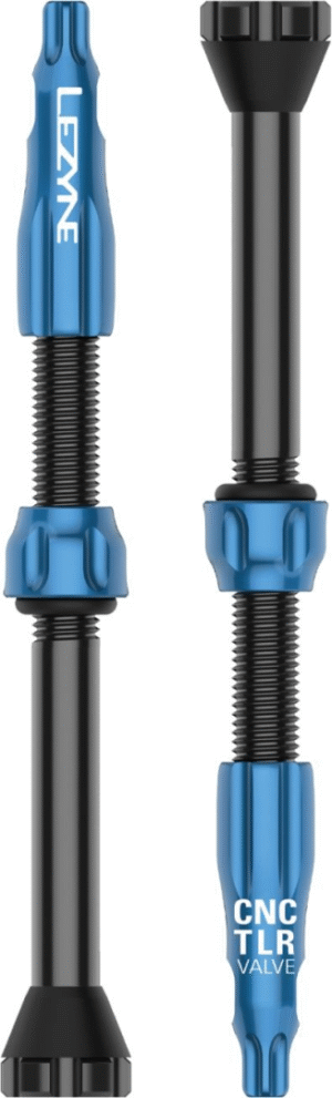 LEZYNE CNC TLR TUBELESS VALVE 60MM BLUE