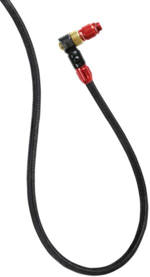 Lezyne ABS-1 Pro Braided Floorpump Hose Red/Gloss