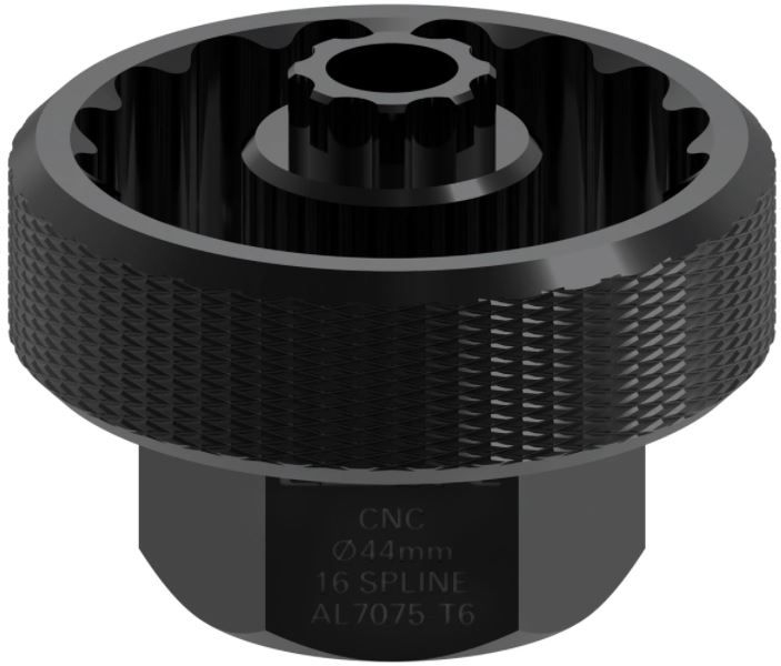 LEZYNE CNC ALLOY BB TOOL 4416 (44MM) HOLLOWTECH II Black OneSize